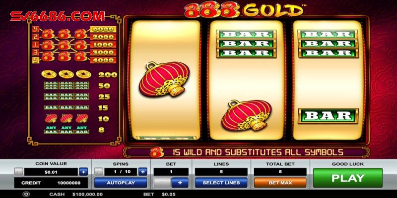888 Gold slot